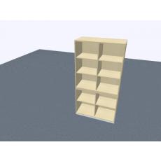 Aktenregal - 5 OH - MW- 2-teil.