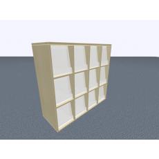 Klappenaufsatzschrank - 12 Fächer