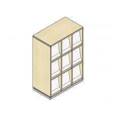 Klappenschrank - 9 Fächer