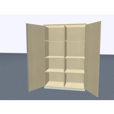 Türenschrank - 2 OH - 