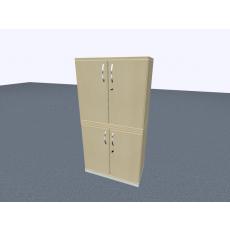Türenschrank - 4 OH - 2-teil.