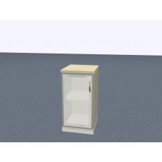 Glasdrehtürenschr. - 2 OH - L