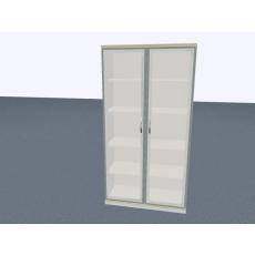 Glasdrehtürenschr. - 5 OH