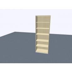 Aktenregal-schmal - 6 OH - 