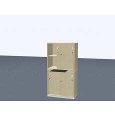 Schiebetürenschrank - 4 OH - 2-teil.