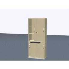 Schiebetürenschrank - 5 OH - 2-teil.