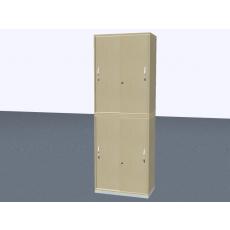 Schiebetürenschrank - 6 OH - 2-teil.