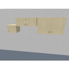 Hängeschrank - 441mm -2 OH 