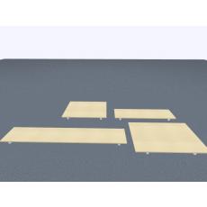 Aufsatzpl. schwebend 180x882mm
