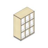 Klappenschrank - 9 Fächer